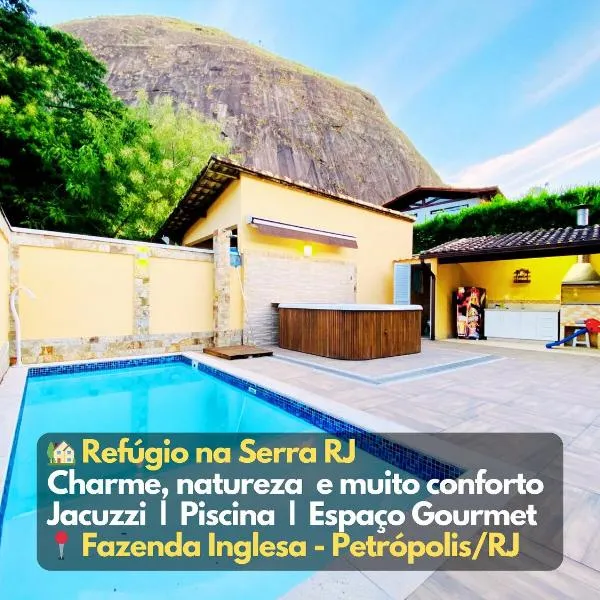 Casa Jacuzzi Piscina Churrasqueira 10 min Itaipava, hotel in Inglesa