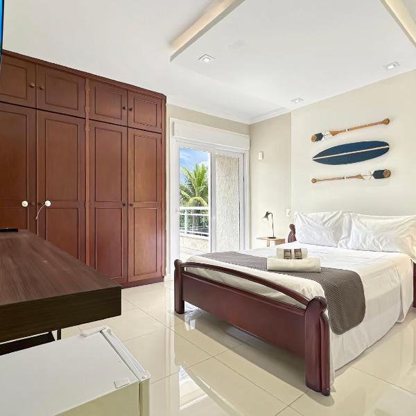200m do mar - AC - Piscina - Churrasqueira - 1 Suite