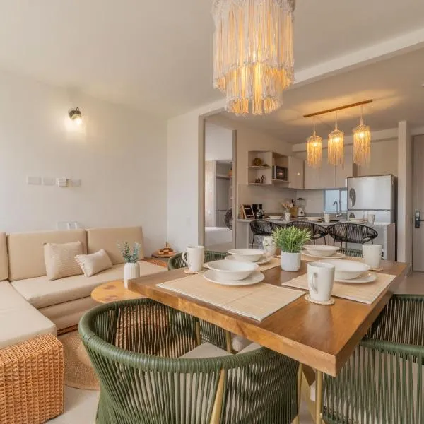 Apartment with a Pool and Parking 2Bed in Cartagen, hotel in Cartagena de Indias