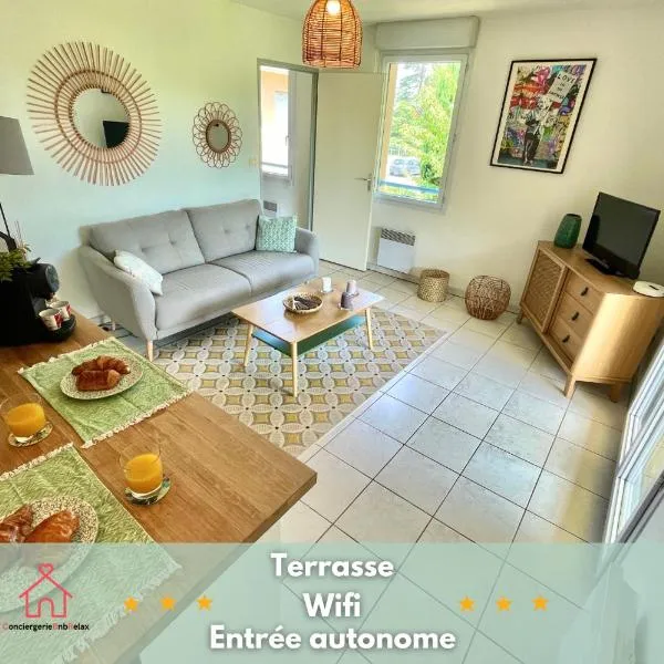 " Balcon Nature " Terrasse - TV - Fibre, hotel en Muret