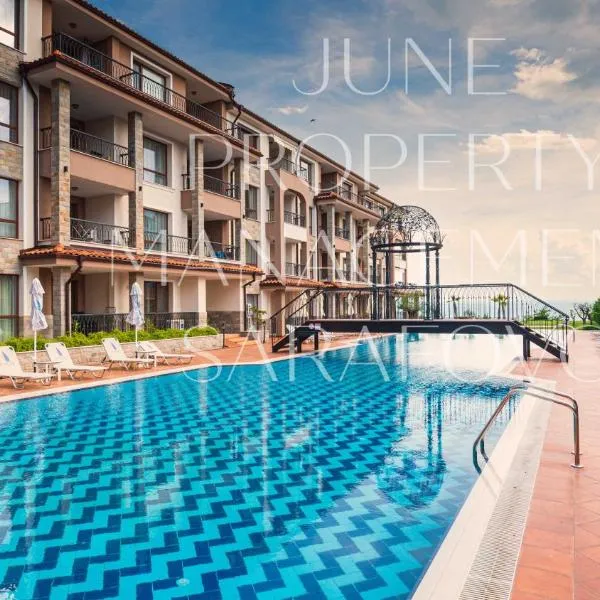 Луксозен апартамент с паркомясто в квартал Сарафово, hotel in Burgas City