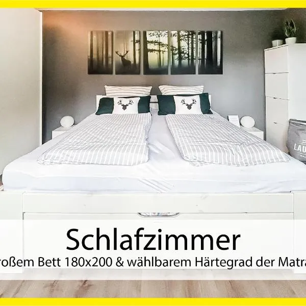 MARKs Ferienwohnung in Bad Sachsa - waldnah, hundefreundlich, ruhig! Ideal für Paare mit Hund, hotell i Bad Sachsa