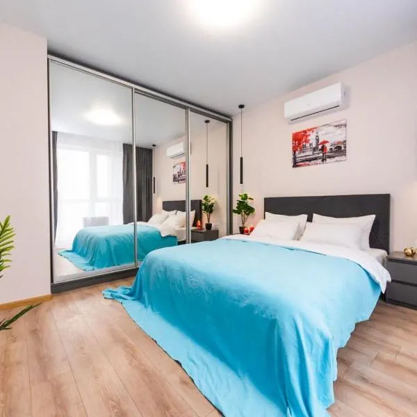 Шикарні апартаменти , Ревуцкого 40в , м Харьківска, Позняки, hotel din Kiev