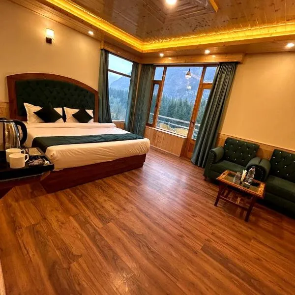 Hidden Heaven Waterfall view, хотел в Манали