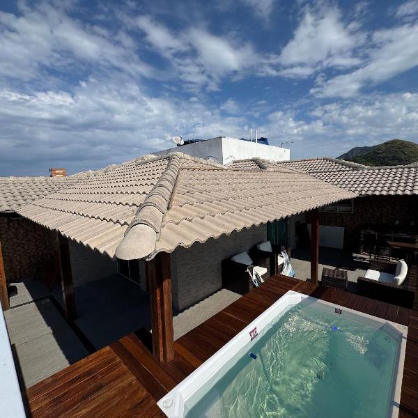 Cobertura duplex beira mar