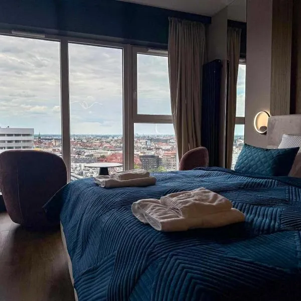 SAUNA JACUZZI River View QUORUM Apartment, hotel ve Vratislavi