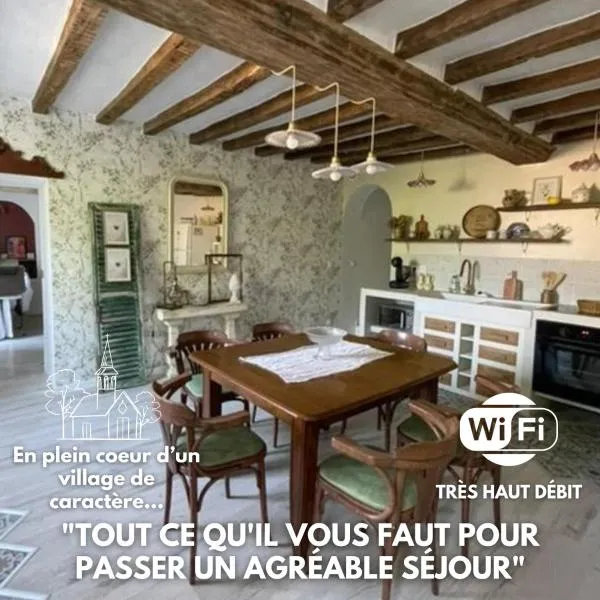 La maison du clocher, hotel em Chéméré-le-Roi