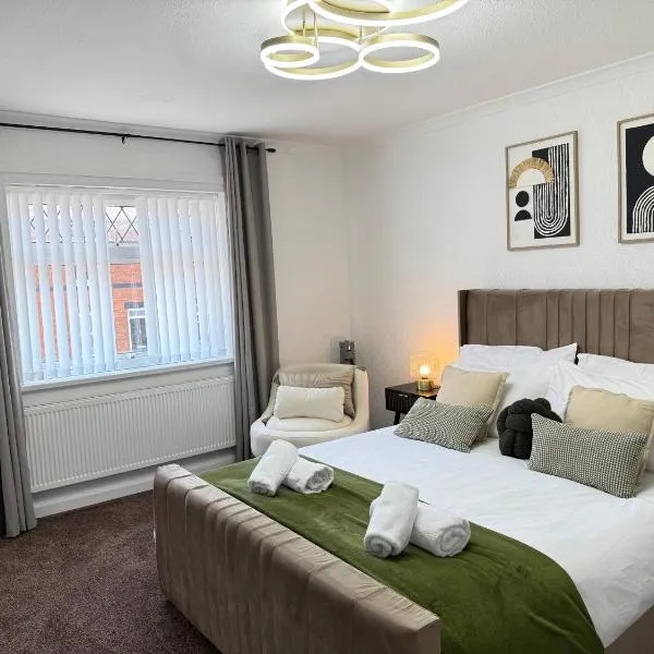 NEW refurbished Luxurious home with great transport links, hotel v destinaci Newark-on-Trent