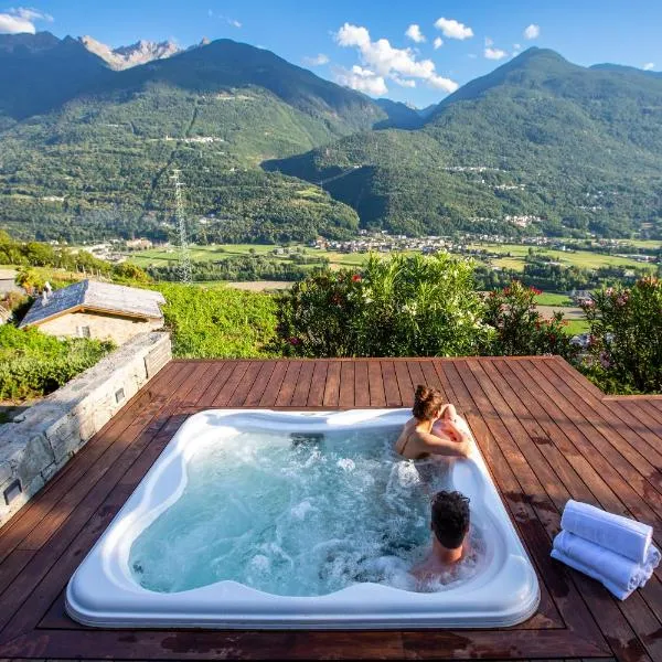 Wine Hotel Retici Balzi, hotel v destinaci Poggiridenti
