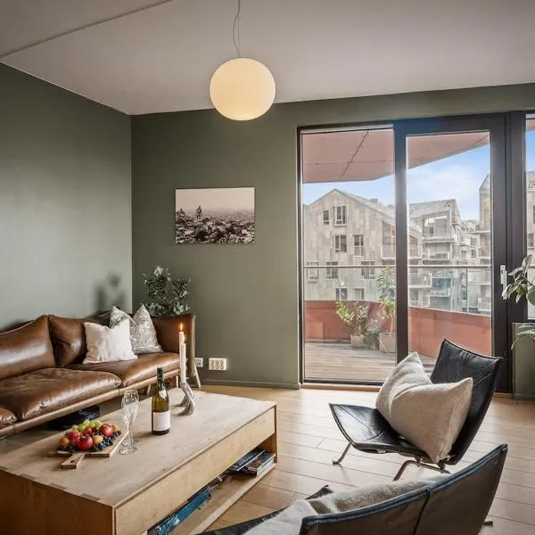 WOW! Fjord View - designer apartment, 2 bedrooms, sleeps 6 people, hotel in Oslo