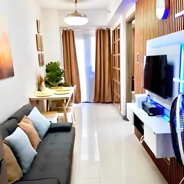 Condotel PoolView Balcony at S Residences Mall Of Asia near NAIA Wifi,Netflix,Pool, hotel v destinaci Manila