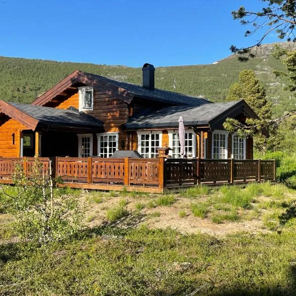 Sjarmerende tømmerhytte på Bjorli, hotel v mestu Lii