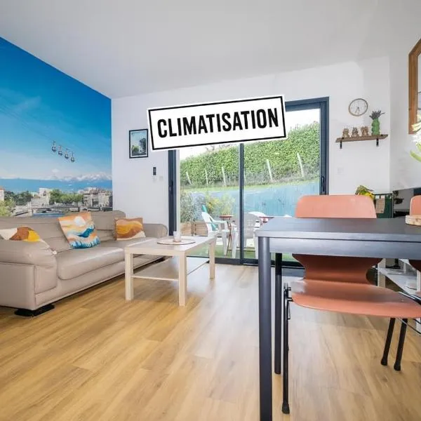 Le Parmé' Nid - gîte 3 lits avec terrasse et Clim, hotel v destinaci Beaucroissant