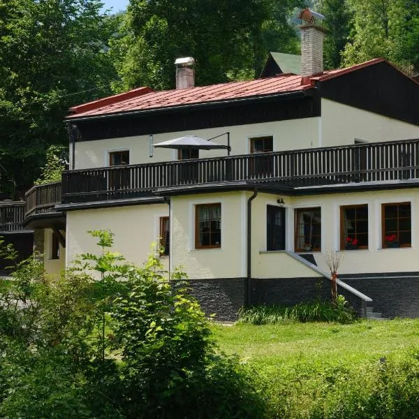 Penzion Mája - útulný penzion blízko přírody a svahů v Krkonoších, hotel in Paseky nad Jizerou