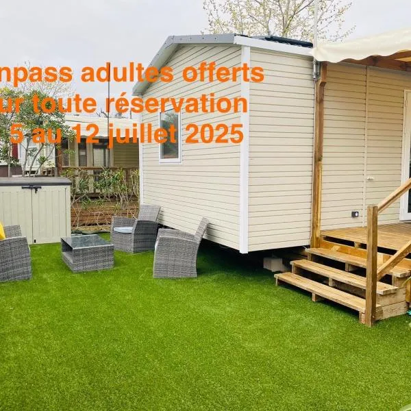 Mobil home familial neuf de 2024 pour 8 personnes, Hotel in Valras-Plage