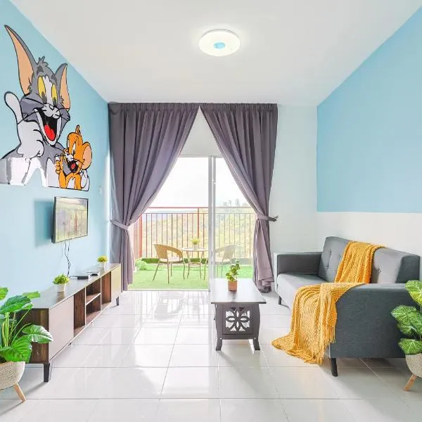 Tom & Jerry Family Haven with Private Kids Playground Unit Clover Home 3-16, khách sạn ở Brinchang