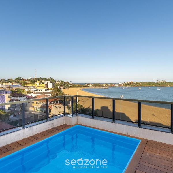 Cobertura com piscina e vista para o mar - VDI0401