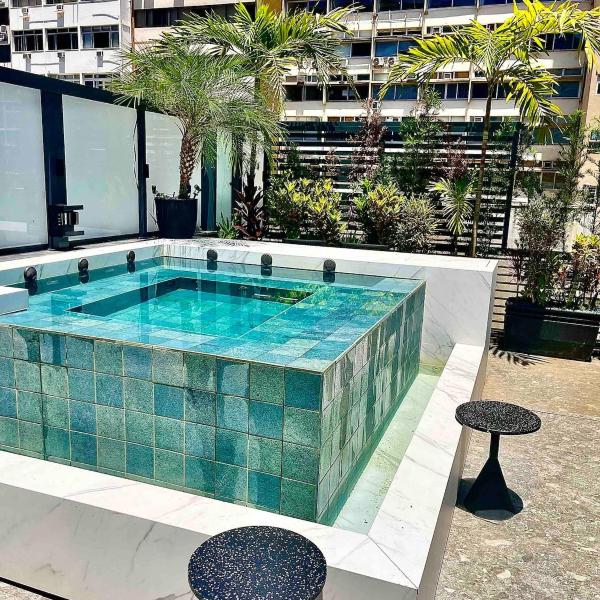 Luxury Penthouse with Private Heated Pool and Terrace in Ipanema with views of the "Cristo" sculpture