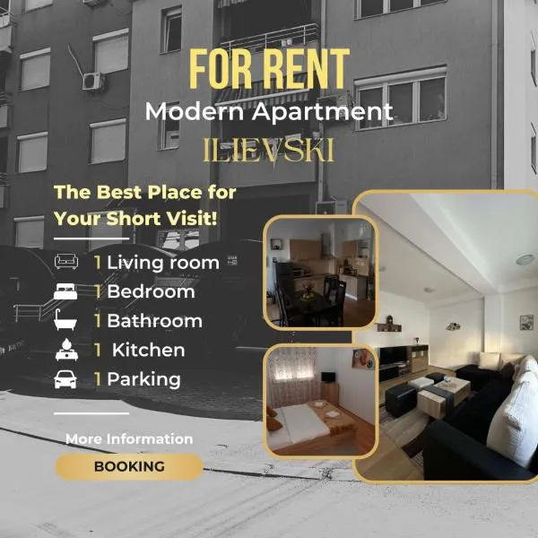 ILIEVSKI 4 apartments, hotel v destinaci Kumanovo