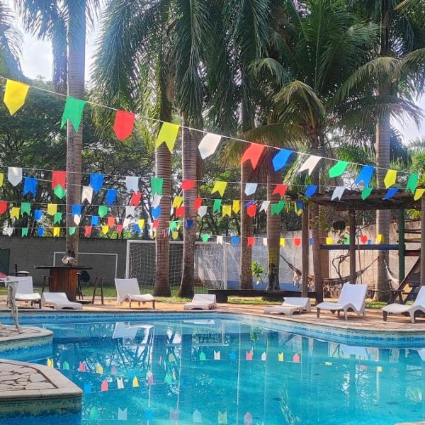 Área de lazer 3 suítes 50 ps