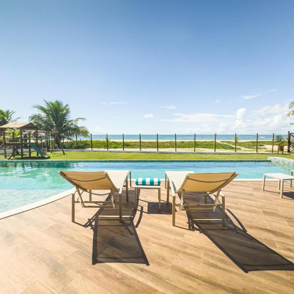 Casa Turquesa Pé na areia Piscina infinita Pet friendly Condomínio fechado - Foto 4