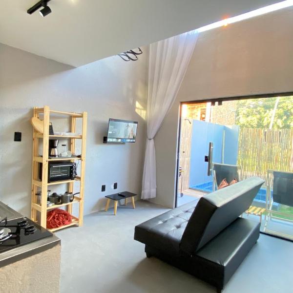 LOFT Rio 102 - Refúgio Romântico Inclusivo com Piscina Privativa - bem prox a Vilas Gastronômicas, Polo de Artesanato e Associação Peixe-boi - Foto 5