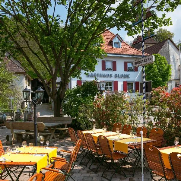 Zur Blume Hotel & Restaurant Efringen-Kirchen bei Basel – hotel w mieście Efringen-Kirchen