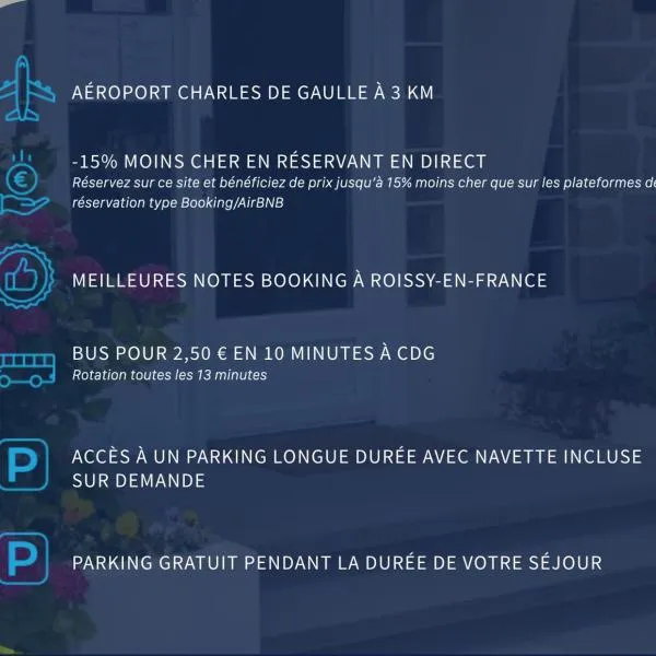 Roissy Chambres, hotel v Roissy en France