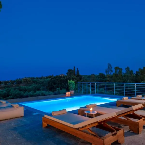 Olive Βay Villa, hotel in Tragaki