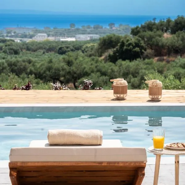 Olive Βay Villa, hotel in Tragaki