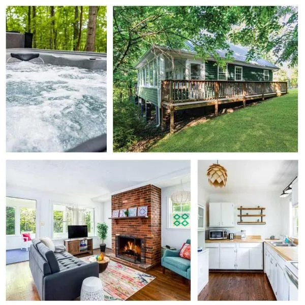 Cozy Cottage w Hot Tub, Fire Pit, WiFi & Sunroom!, hotel in Front Royal