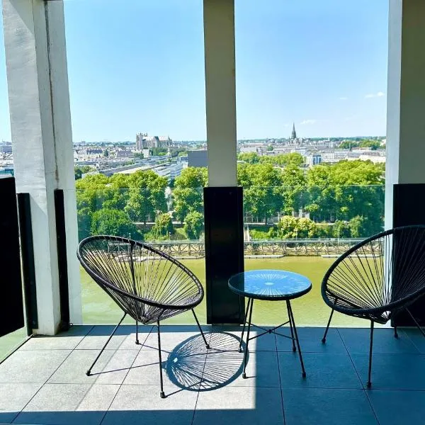 Appartement standing Vue panoramique sur Nantes, hotel in Nantes