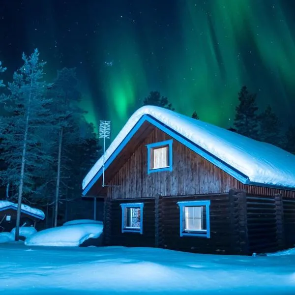 Cozy Log Cabin with Sauna and Wifi, hotel v destinaci Muonio