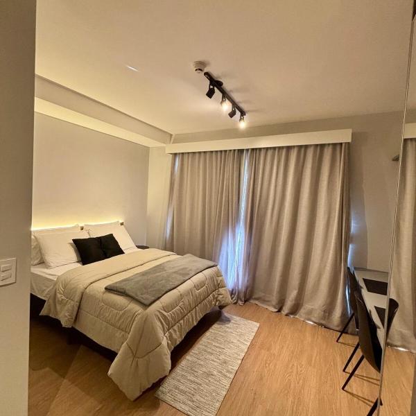 Studio novo e completo a 2min a pé do Allianz Parque
