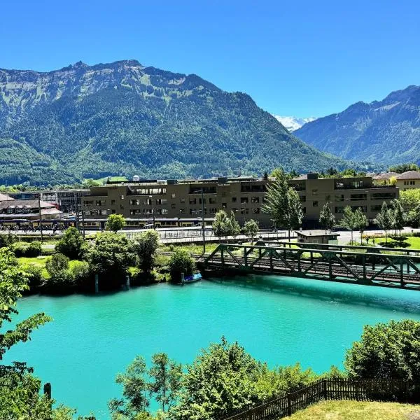 River 1-Kissed Retreat with Iconic Jungfraujoch View, hotel in Interlaken
