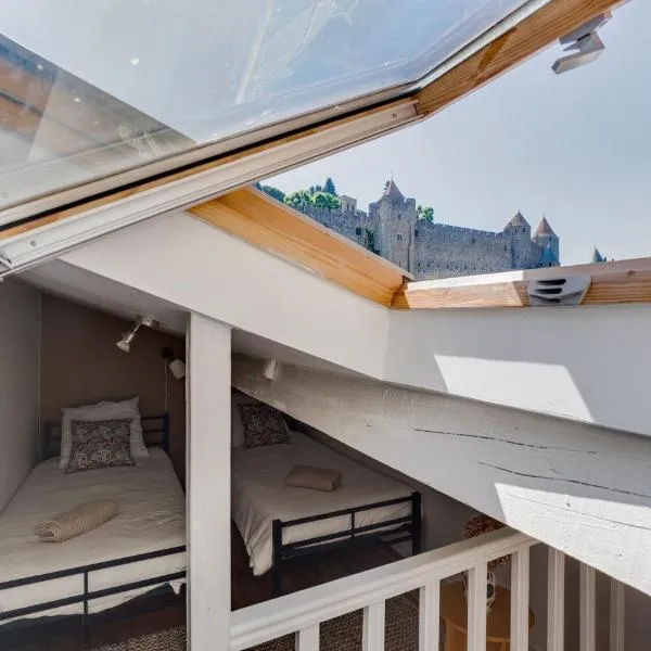 La Porte de la cité, hotel i Carcassonne