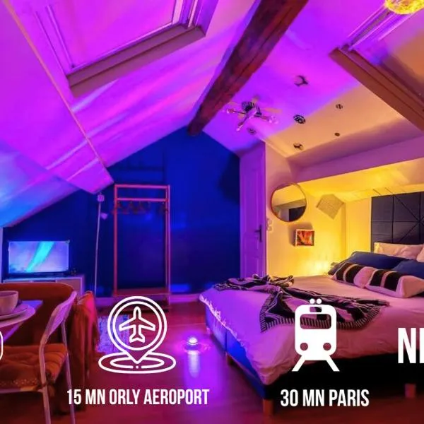 Le Nid Chromatique, Hyper Centre Palaiseau, hotel in Palaiseau