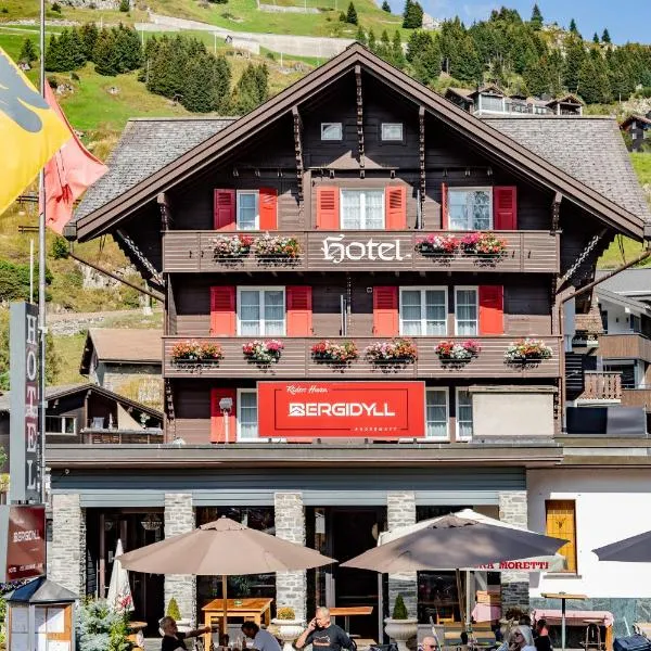 Hotel Bergidyll - Riders Haven, hotelli kohteessa Andermatt