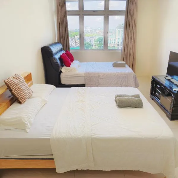 Riverine Diamond 7 RDB Studio CK - Free 1 Parking, Netflix & Cozy Retreat Couples, Families, hotel a Kuching