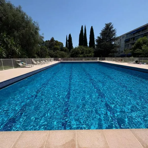 NICE La Palmeraie Pool BEACH AC, hotel in Nice