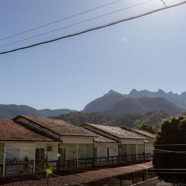 Apto com Wi-fi, garagem e vista das montanhas