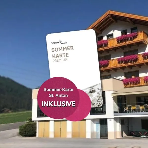 Pension Angelika, hotel v destinaci Pettneu am Arlberg