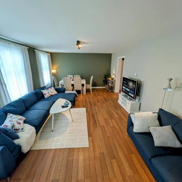 Central and spacious 3-bedroom apartment, hotel in Mandal