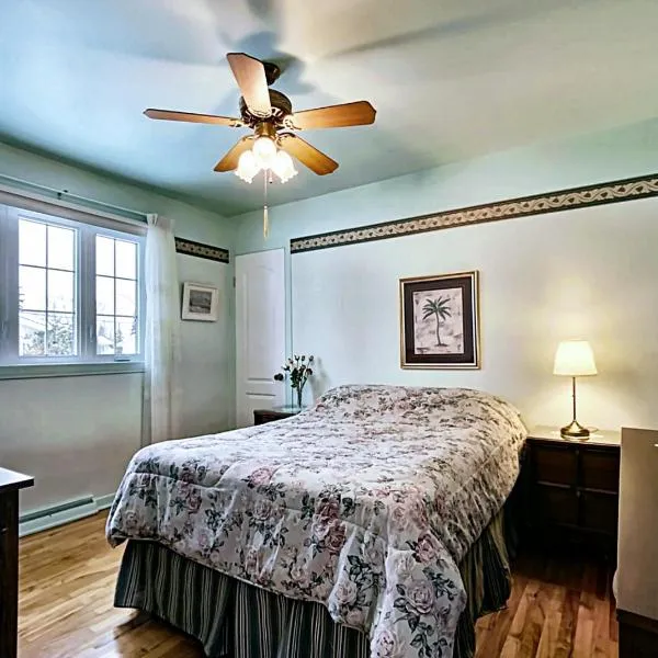 2 beds in a private room B with a free parking -15 min from downtown、ロンゲールのホテル