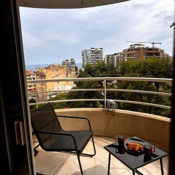 2p - vue mer et montagne - Monaco, Hotel in Beausoleil