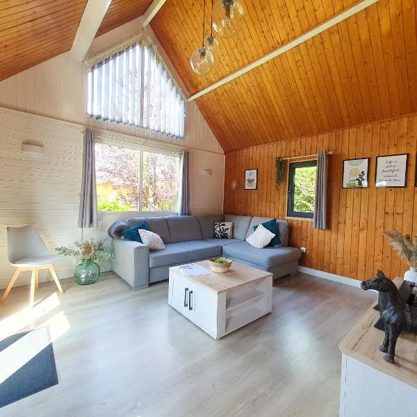 Chalet moderne 6 pers avec piscine l'été, hotell sihtkohas Cabourg