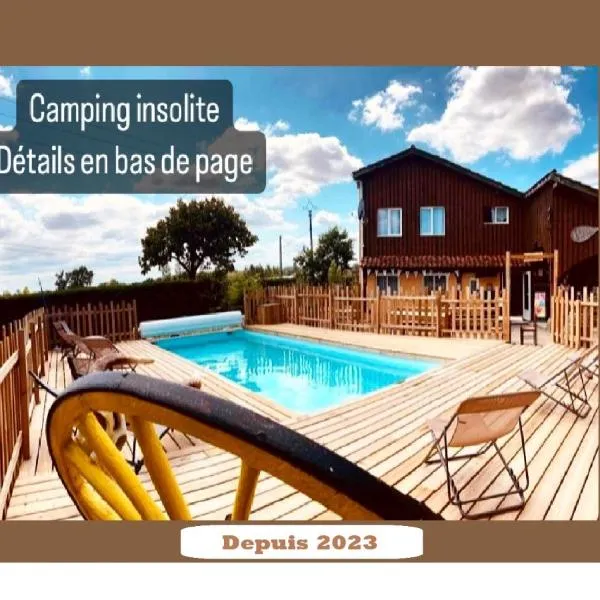 Camping Syl-Vallée Western Village, hotel v destinácii Bouglon