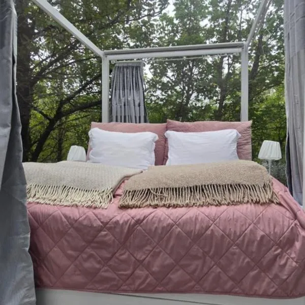 Eyja Mork - Aurora Igloo with Hot Tub, BBQ and shared kitchen, hotel v destinaci Stora Mork