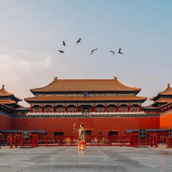 Chenyuan Inn Near the Forbidden City Metro Convenient to go to the Great Wall, hotel din Beijing