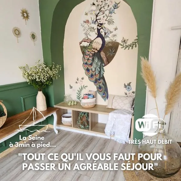 La pause en Seine -Wifi, hotel em Caudebec-en-Caux